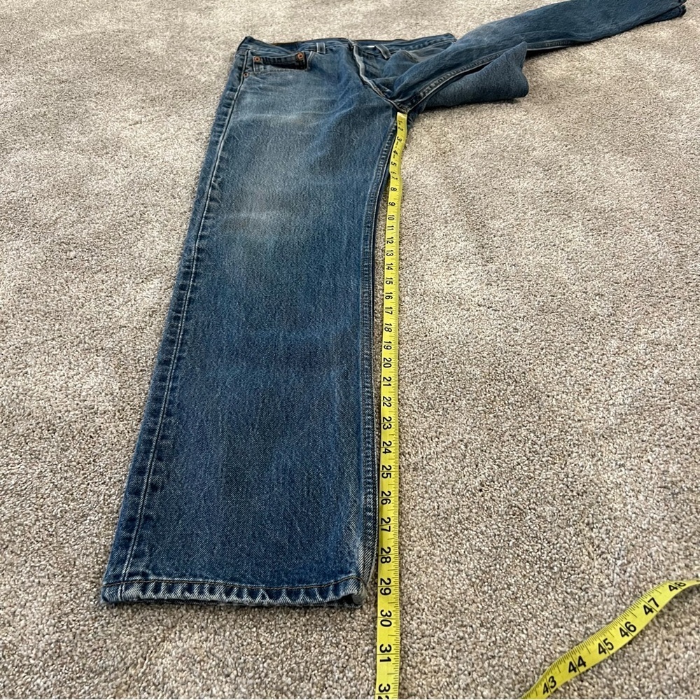 Levi Levi’s Men 32x34 Blue Denim Jeans 501 XX  VTG Vintage Cotton  Button Pants, - Picture 7 of 16